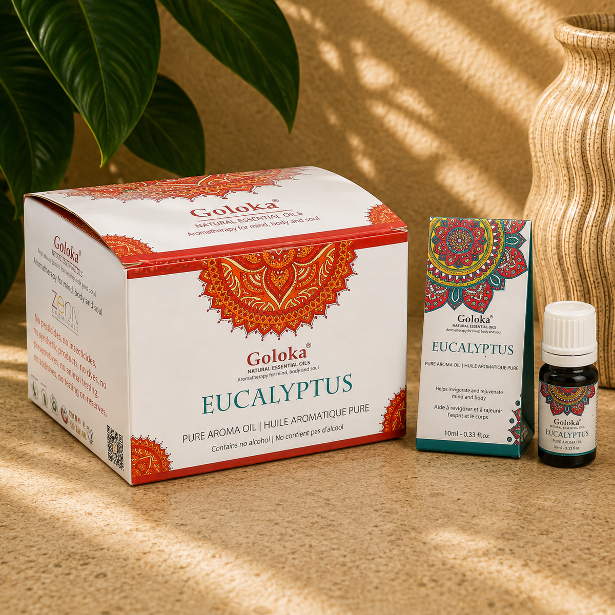 Goloka Eucalyptus Pure Aroma Oil (10 ml)