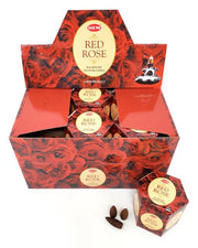HEM Red Rose Backflow Cones (40 Cones)