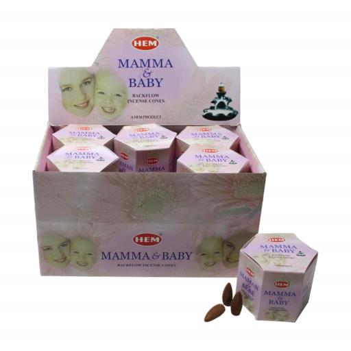 HEM Mamma & Baby Backflow Cones (40 Cones)