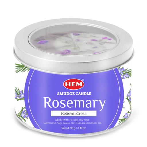 HEM Rosemary Travel Tin Smudge Candle