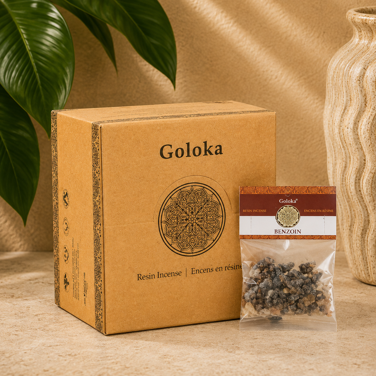 Goloka Benzoin Resin Incense (15g)