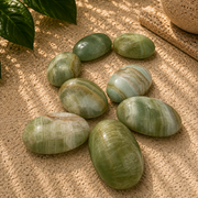 Pistachio Calcite Worry Stone - 1.75-2 inch