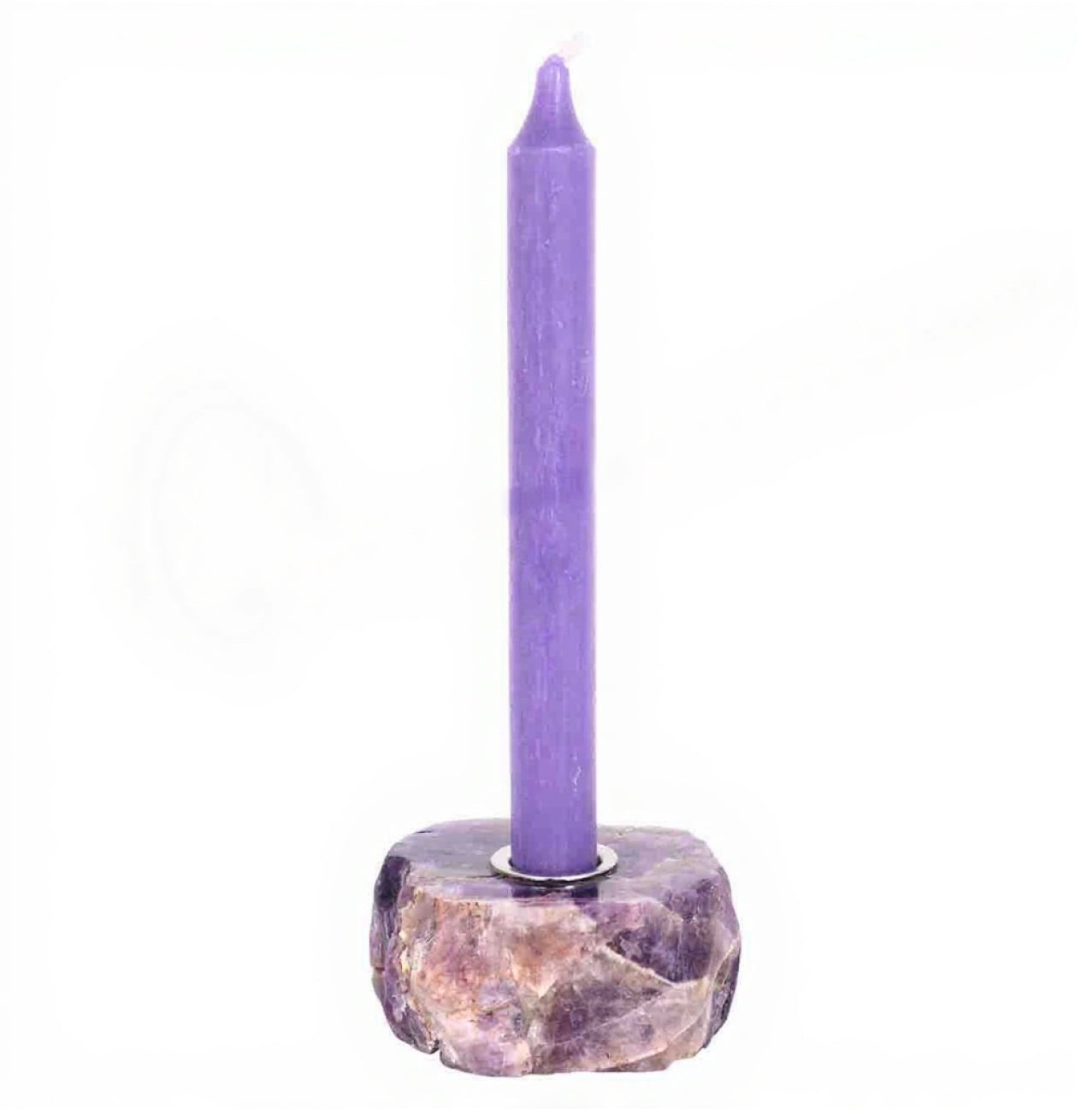 Amethyst Mini Candle Holder - 2.0-2.25 inch