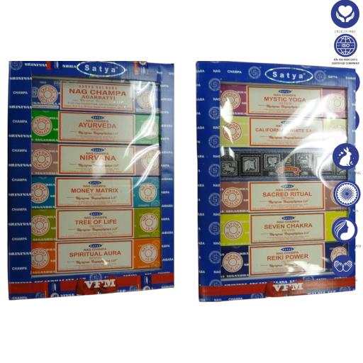 Satya Nag Champa Incense Sticks Gift Box (6 x 15g)