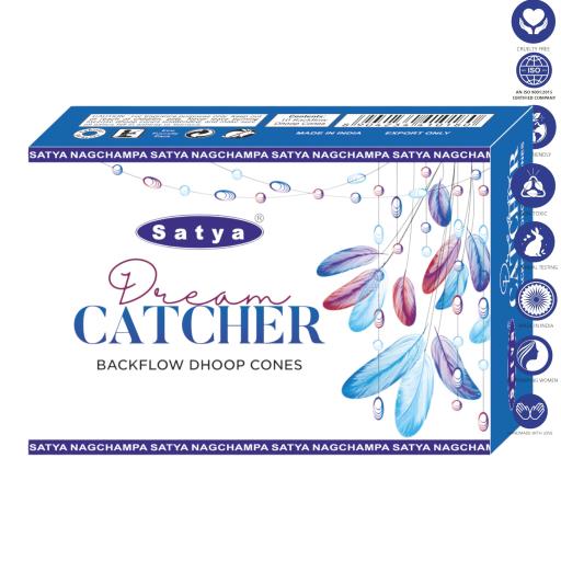 Satya Dream Catcher Dhoop Backflow Cones (10 Cones)
