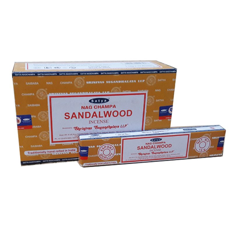 Satya Nag Champa Sandalwood Incense Sticks (15g)