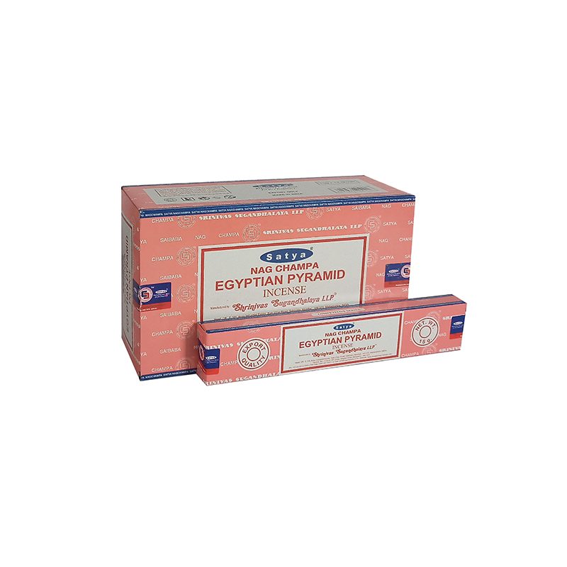 Satya Nag Champa Egyptian Pyramid Incense Sticks (15g)
