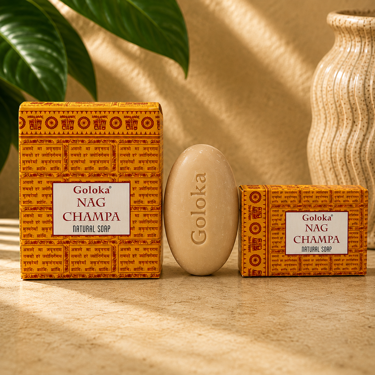 Goloka Nag Champa Natural Soap (75g)