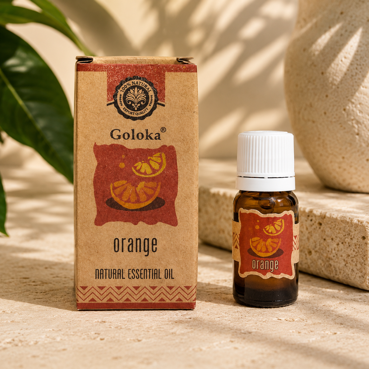 Goloka Orange Natural & Undiluted Essential Oil (10 ml)
