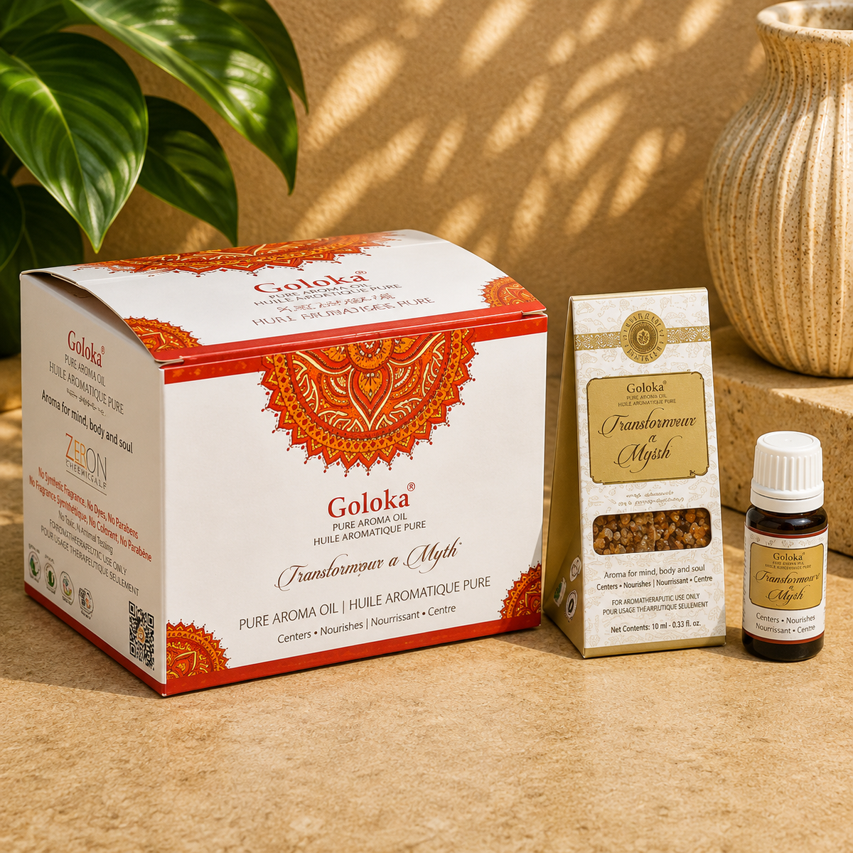 Goloka Frankincense & Myrrh Pure Aroma Oil (10 ml)