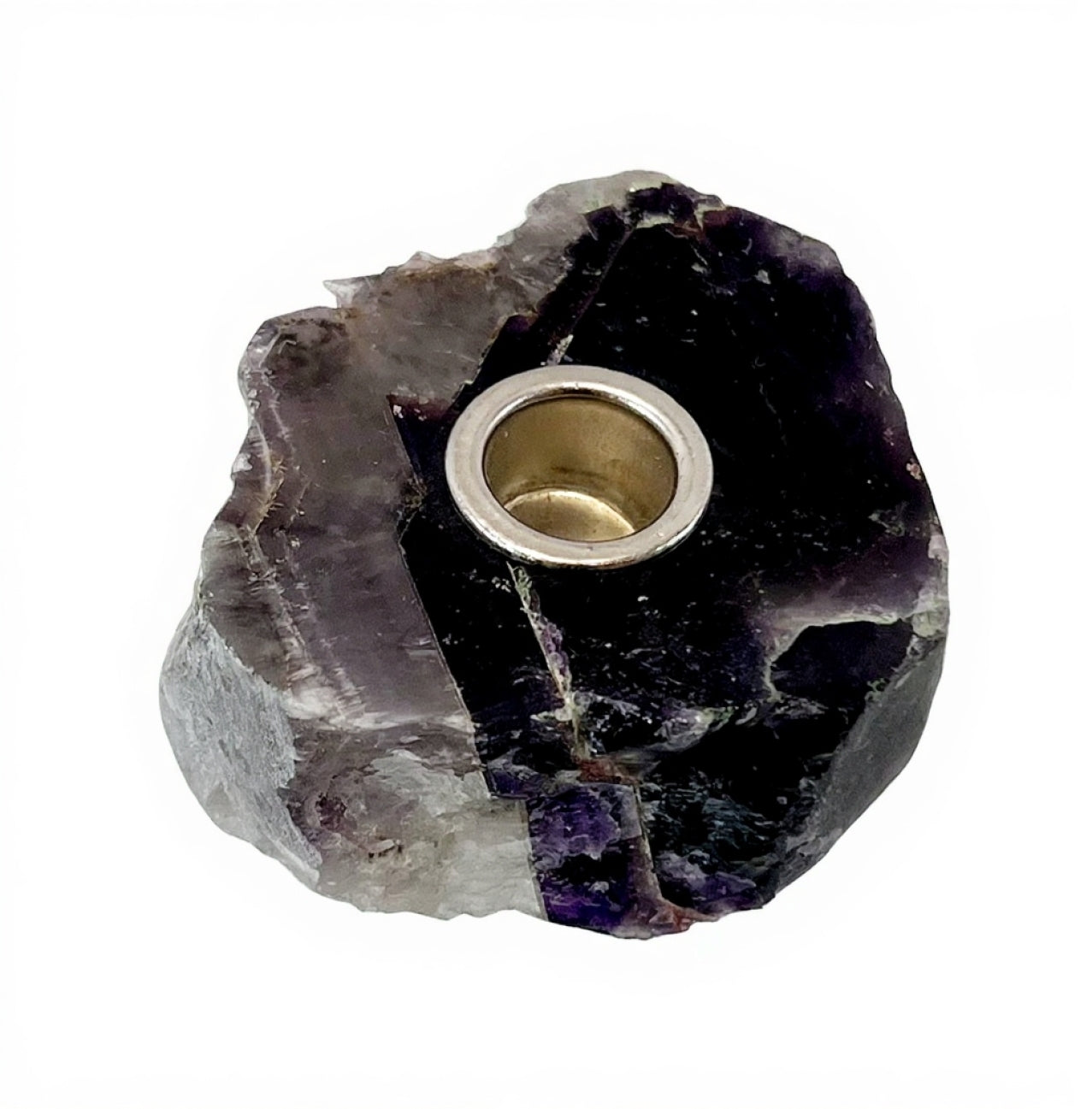 Amethyst Mini Candle Holder - 2.0-2.25 inch