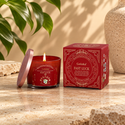 # Goloka Manifestations Fast Luck Jar Candle with Green Jade