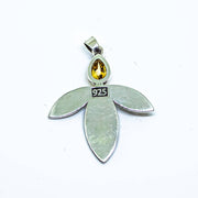Citrine Sterling Silver Pendant