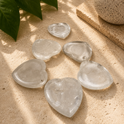 Clear Quartz Worry Stone - 1.5 inch