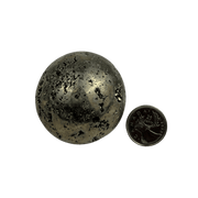 Pyrite Sphere (Peru) - 2-2.25 inch