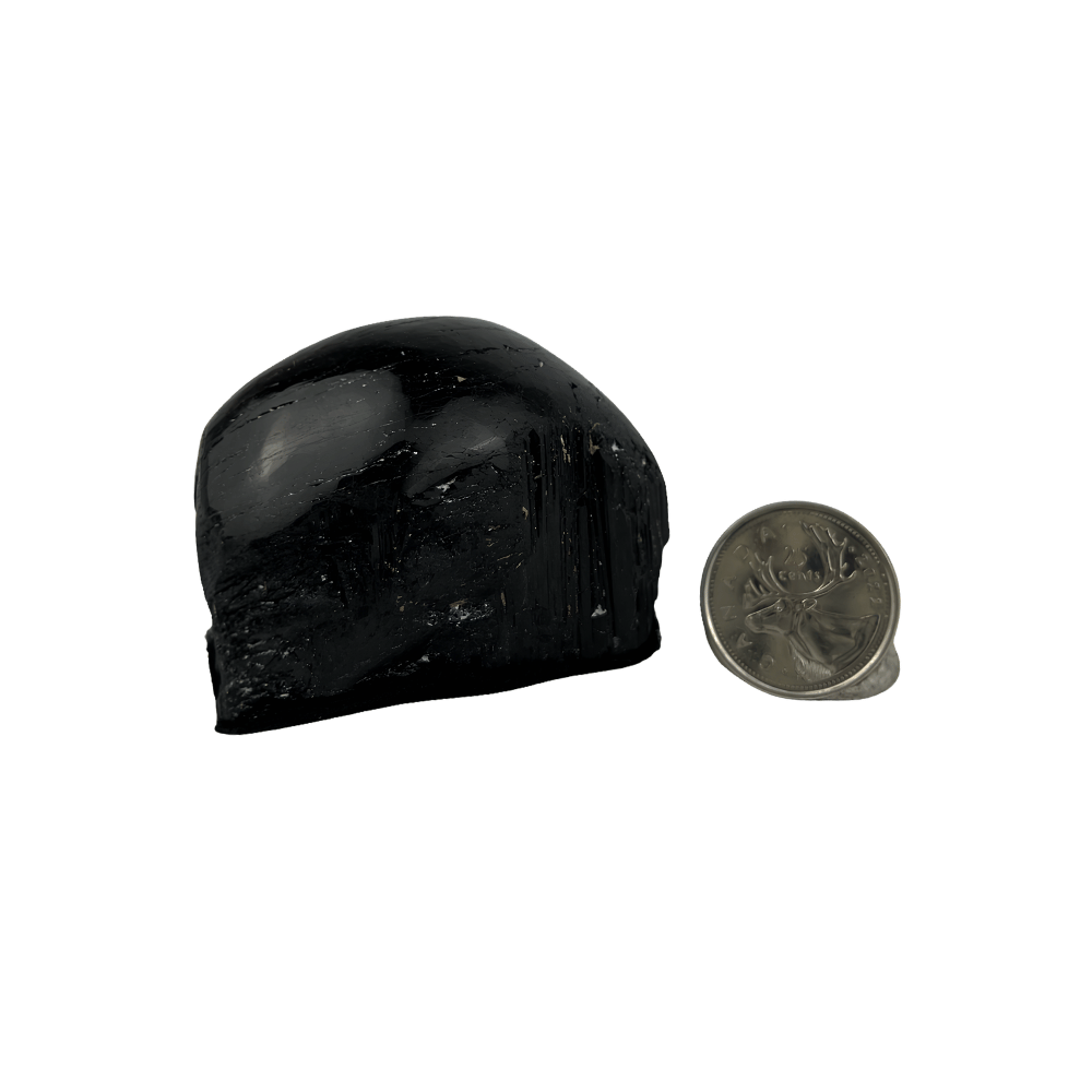 Black Tourmaline Standing Top Polished Freeform - 1.5-2.5 inch
