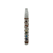 Selenite Chakra Wand with Copper Wire - 6 inch