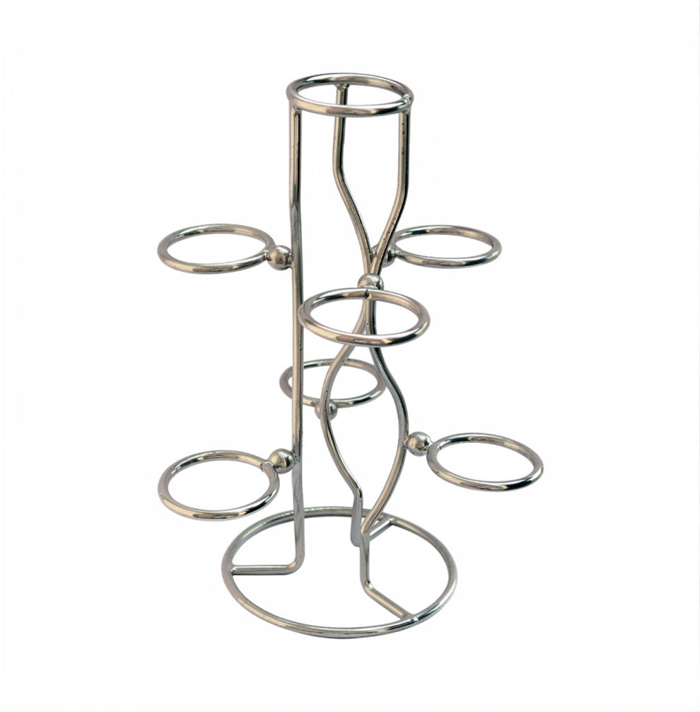 Silver Seven Sphere Display Stand - 8 inch