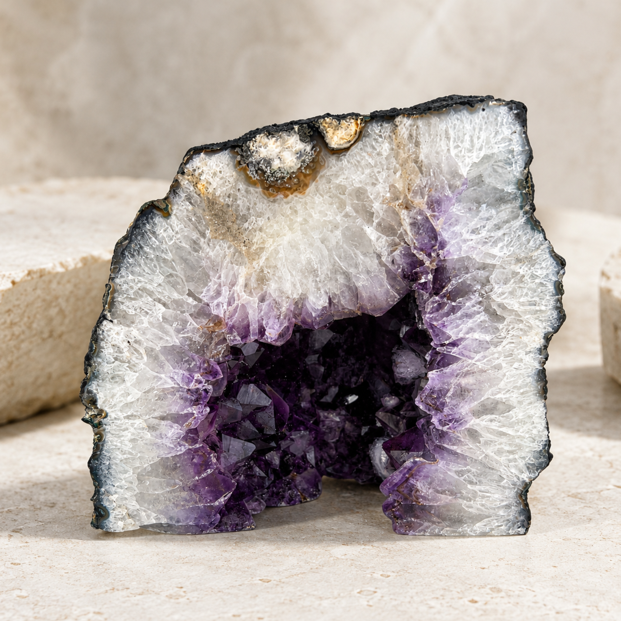 Amethyst Geode Cathedral - 7.7 x 8.1 inch