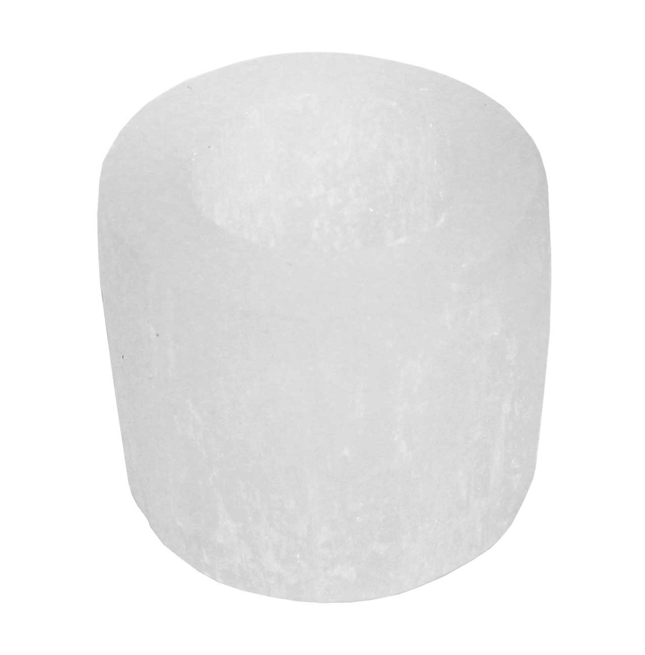 Selenite Cylinder Tealight Holder - 2.5 inch