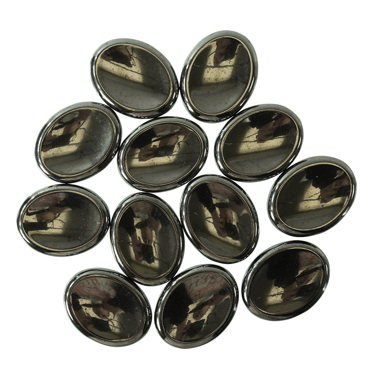Hematite Worry Stone - 1.5-1.75 inch
