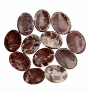 Brown Zebra Calcite Worry Stone - 1.75-2 inch