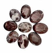 Brown Zebra Calcite Worry Stone - 1.75-2 inch