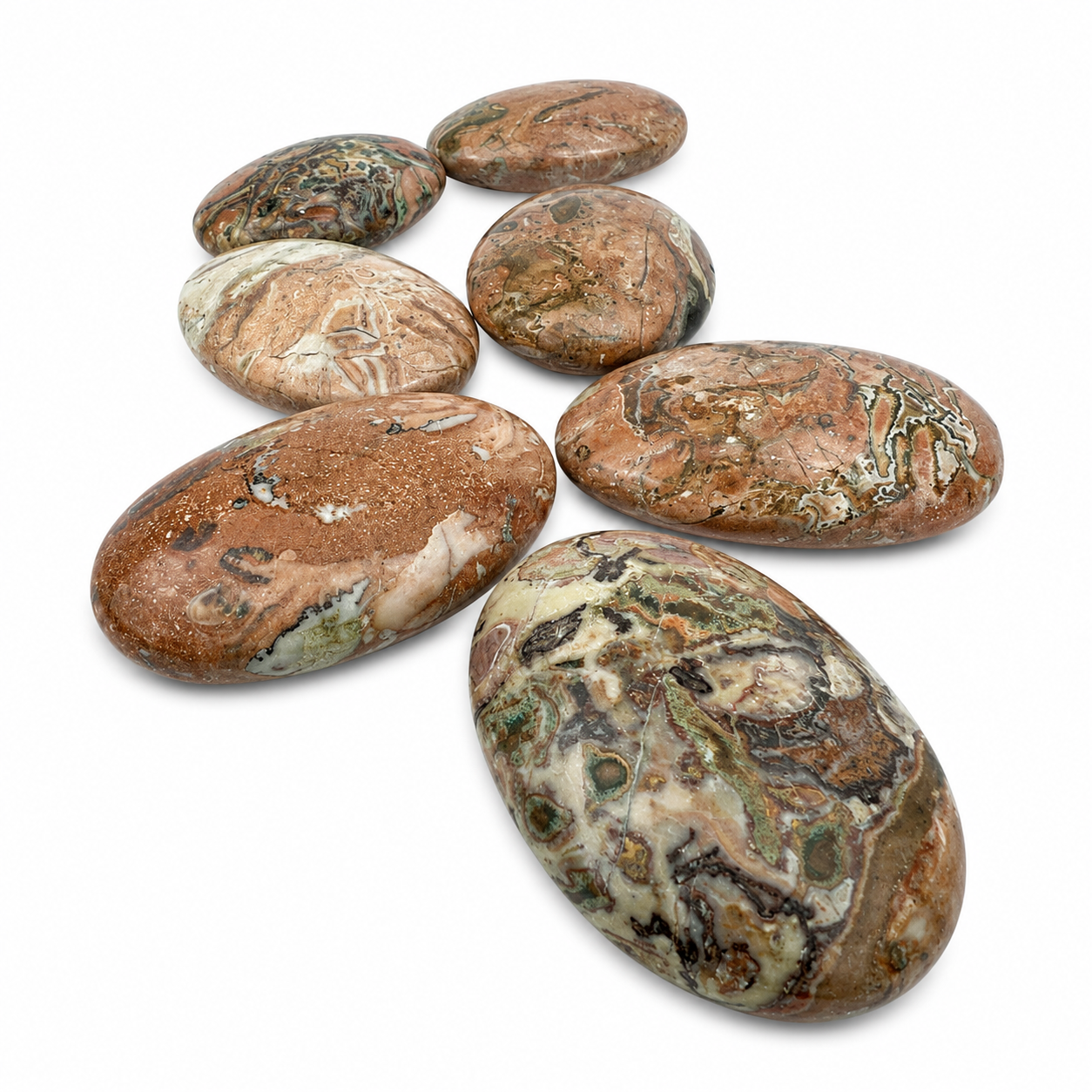 Picasso Jasper Palm Stone - 2.75-3.25 inch
