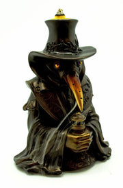 Plague Doctor Backflow Incense Burner - 7 inch