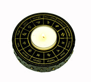 Zodiac Wheel Tealight Holder - 3.75 inch