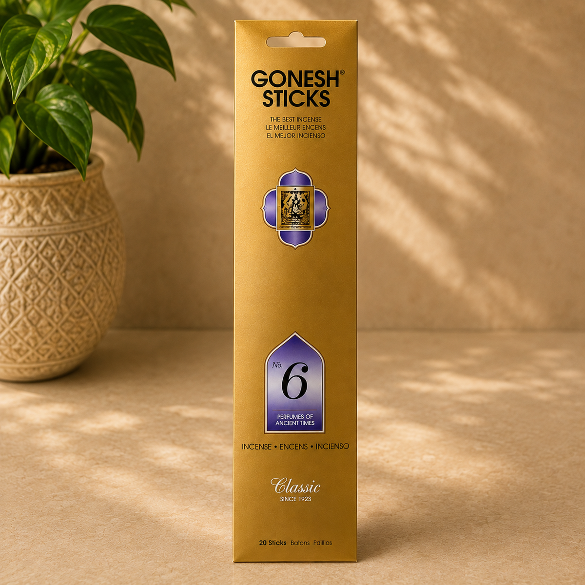 Gonesh No. 6 Ancient Times Incense Sticks (20g)