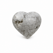 Snow White Agate Heart - 1.75-2.0 inch