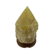Lemon Calcite Top Polished Lamp - 6 inch