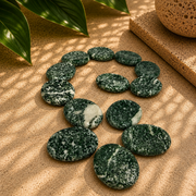 Green Point Jade Worry Stone - 2 inch