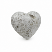 Snow White Agate Heart - 1.75-2.0 inch