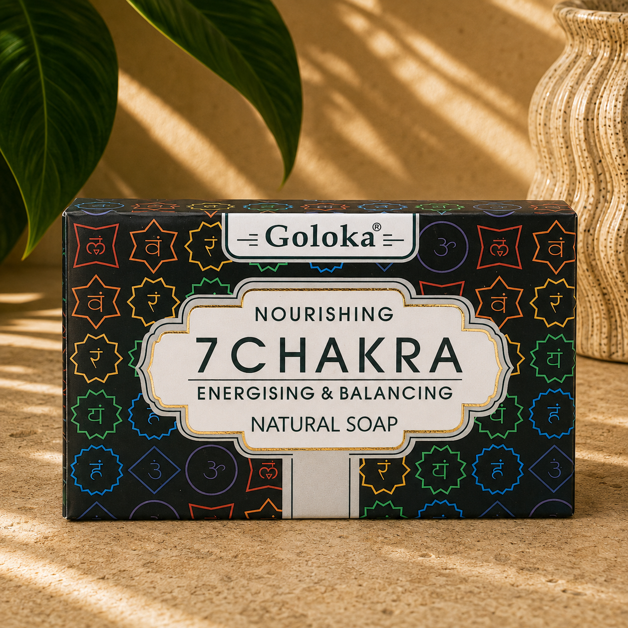 Goloka Seven Chakra Natural Soap (75g)