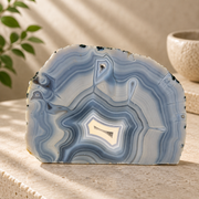 Blue Agate Slab - 4.0 x 5.6 inch