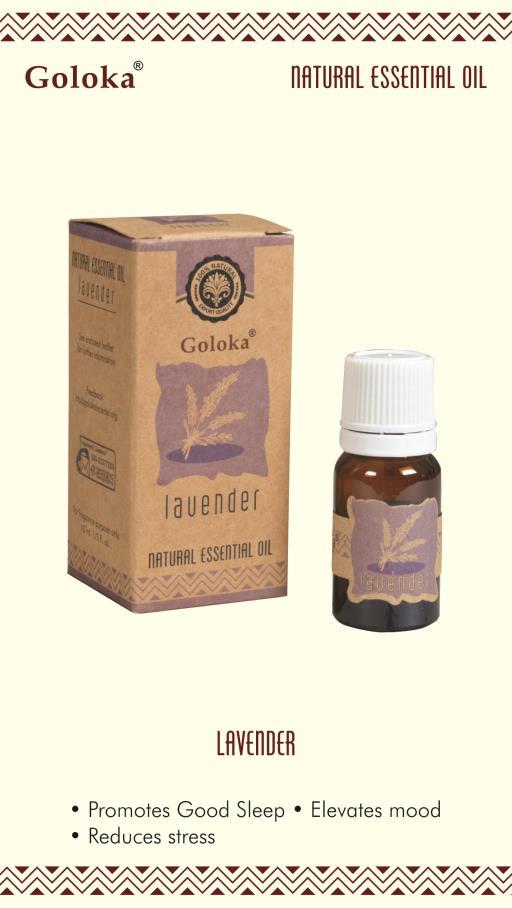 Goloka Lavender Natural & Undiluted Essential Oil (10 ml)