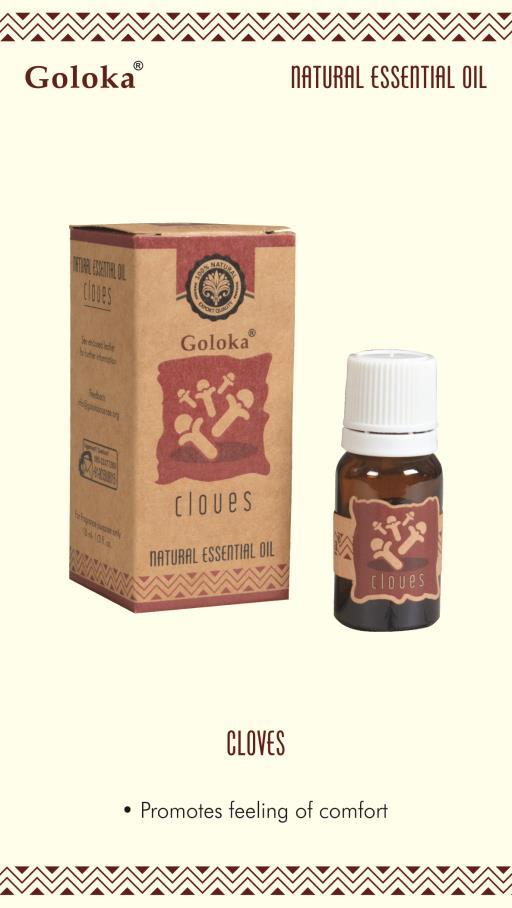 Goloka Clove Natural & Undiluted Essential Oil (10 ml)