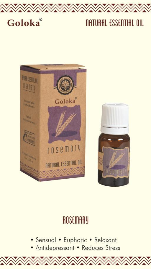 Goloka Rosemary Natural & Undiluted Essential Oil (10 ml)