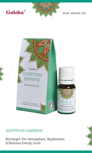 Goloka Egyptian Jasmine Pure Aroma Oil (10 ml)