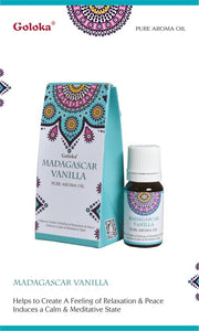 Goloka Madagascar Vanilla Pure Aroma Oil (10 ml)