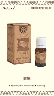 Goloka Nutmeg Natural & Undiluted Essential Oil (10 ml)