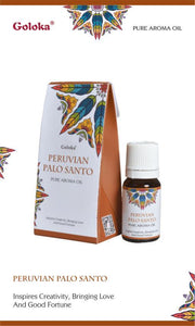 Goloka Peruvian Palo Santo Aroma Oil (10 ml)