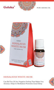 Goloka Himalayan White Musk Pure Aroma Oil (10 ml)