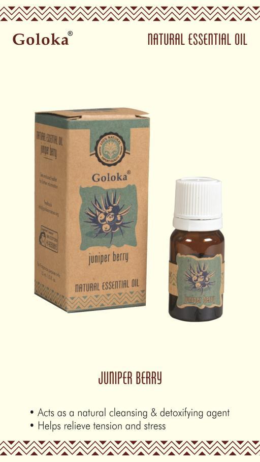 Goloka Juniper Berry Natural & Undiluted Essential Oil (10 ml)