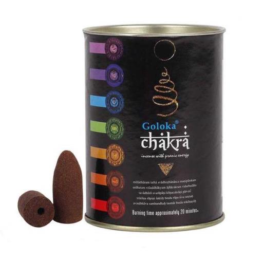 Goloka Chakra Backflow Cones (24 Cones)