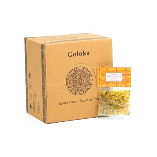 Goloka Nag Champa Resin Incense (15g)