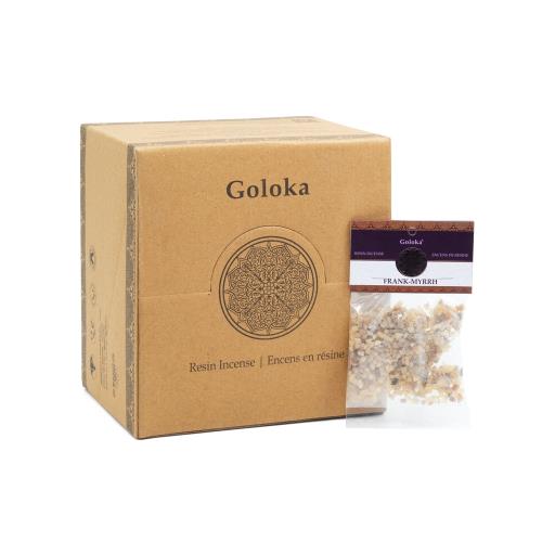 Goloka Frankincense Myrrh Resin Incense (15g)