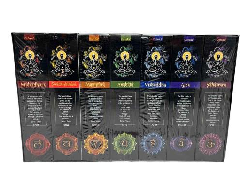 Goloka Chakra Series Incense Sticks Gift Box (7 x 15g)